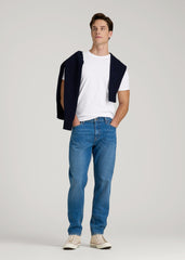 The Everyday Regular Fit Crewneck T-Shirt for Tall Men in White