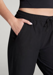 Hybrid Joggers for Tall Women in Black