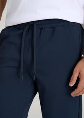 Soft Flex Ponte Jogger for Tall Men in Navy