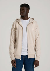 Wearever French Terry Full Zip Hoodie 2.0 in Oatmeal Mix