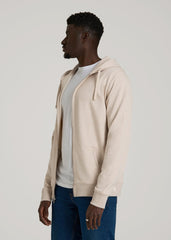 Wearever French Terry Full Zip Hoodie 2.0 in Oatmeal Mix