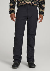 Snow Pants for Tall Men in Black