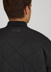 Quilted Jacket for Tall Men in Black