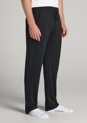 Weekender Stretch Lounge Pants for Tall Men in Black