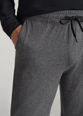 Weekender Stretch Lounge Pants for Tall Men in Charcoal Mix