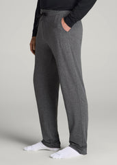 Weekender Stretch Lounge Pants for Tall Men in Charcoal Mix