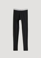 LJ&S Long Thermal Underwear for Tall Men in Black