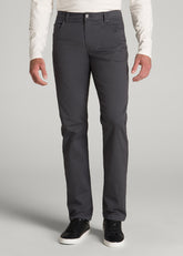J1 STRAIGHT Leg Five-Pocket Pants for Tall Men in Iron Grey