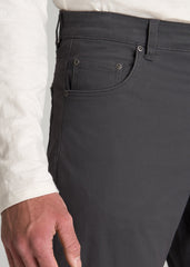 J1 STRAIGHT Leg Five-Pocket Pants for Tall Men in Iron Grey