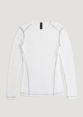 LJ&S Long Thermal Undershirt for Tall Men in White