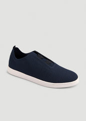 Lightweight Knit Sneakers for Tall Men in Navy