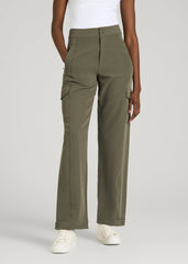 Traveler Cargo Pant for Tall Women in Olive