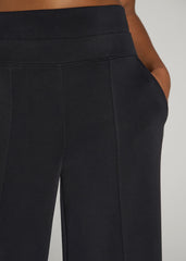 Soft Motion Wide Leg Ultra High Rise Pant for Tall Women in Black