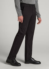 J1 STRAIGHT Leg Chinos for Tall Men in Black