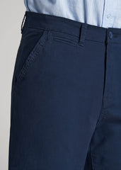 J1 STRAIGHT Leg Chinos for Tall Men in Marine Navy