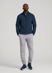 Softshell Jacket for Outdoor Training for Tall Men in Marine Navy