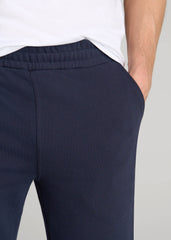 Wearever French Terry Sweatpants for Tall Men in Navy