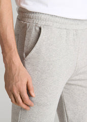 Wearever French Terry Sweatpants for Tall Men in Grey Mix
