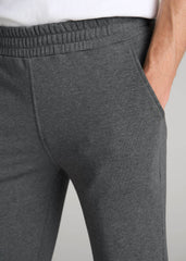 Wearever French Terry Sweatpants for Tall Men in Charcoal Mix