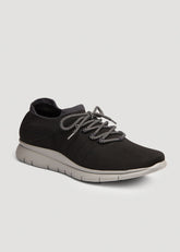 Knit Running Shoes for Tall Men in Black