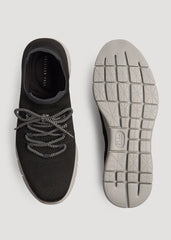 Knit Running Shoes for Tall Men in Black