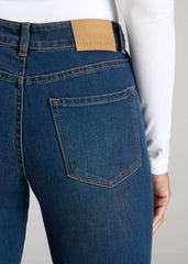 Sarah Mid-Rise Skinny Jeans for Tall Women in Blue