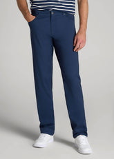 J1 STRAIGHT Leg Five-Pocket Pants for Tall Men in Marine Navy