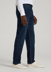Mason Relaxed Fit Jeans for Tall Men in Blue Steel