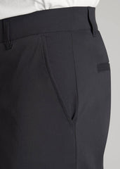 Traveler Chino Shorts for Tall Men in Black