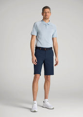 Traveler Chino Shorts for Tall Men in Marine Navy