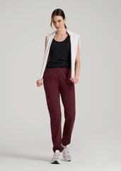 Wearever Fleece Relaxed Sweatpants for Tall Women in Tawny Port