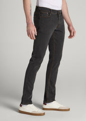LJ&S TAPERED Jeans for Tall Men in Vintage Black