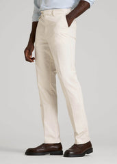 Refined Chinos for Tall Men in Antique White