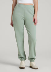Wearever Fleece Relaxed Sweatpants for Tall Women in Seagrass