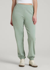 Wearever Fleece Relaxed Sweatpants for Tall Women in Seagrass