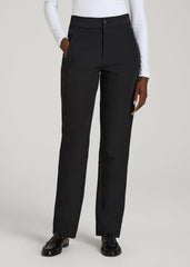 Traveler Tapered Fit Pant for Tall Women in Black