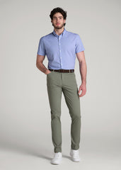 TAPERED-FIT Traveler Pants for Tall Men in Wreath Green