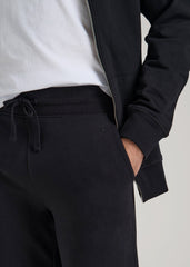 Wearever 2.0 Fleece Sweatpants for Tall Men in Black