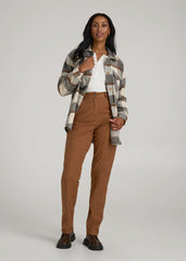 High-Waisted Carpenter Pocket Pants for Tall Women in Nutshell