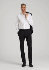 Oskar Easy Care Dress Shirt for Tall Men in Bright White