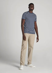 J1 STRAIGHT Leg Five-Pocket Pants for Tall Men in Desert Khaki