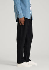 Mason Relaxed Fit Jeans for Tall Men in Optimum Black