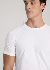 The Everyday Regular Fit Crewneck T-Shirt for Tall Men in White