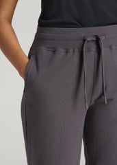 Wearever French Terry Joggers for Tall Women in Charcoal