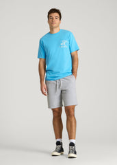 Rodeo Graphic Tee for Tall Men in Blue
