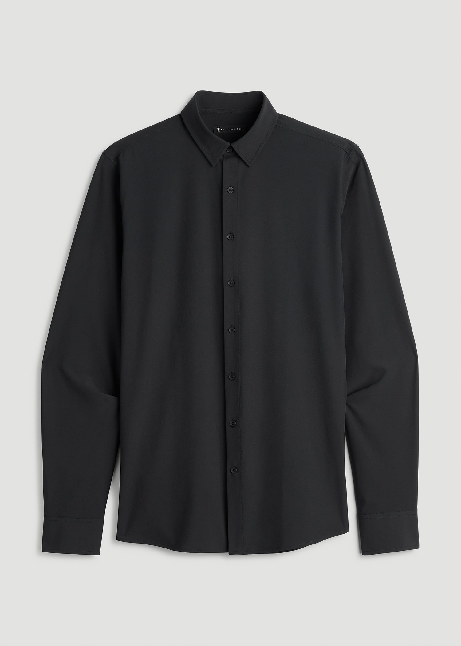 Traveler Stretch Dress Shirt in Black