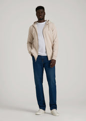 Wearever French Terry Full Zip Hoodie 2.0 in Oatmeal Mix