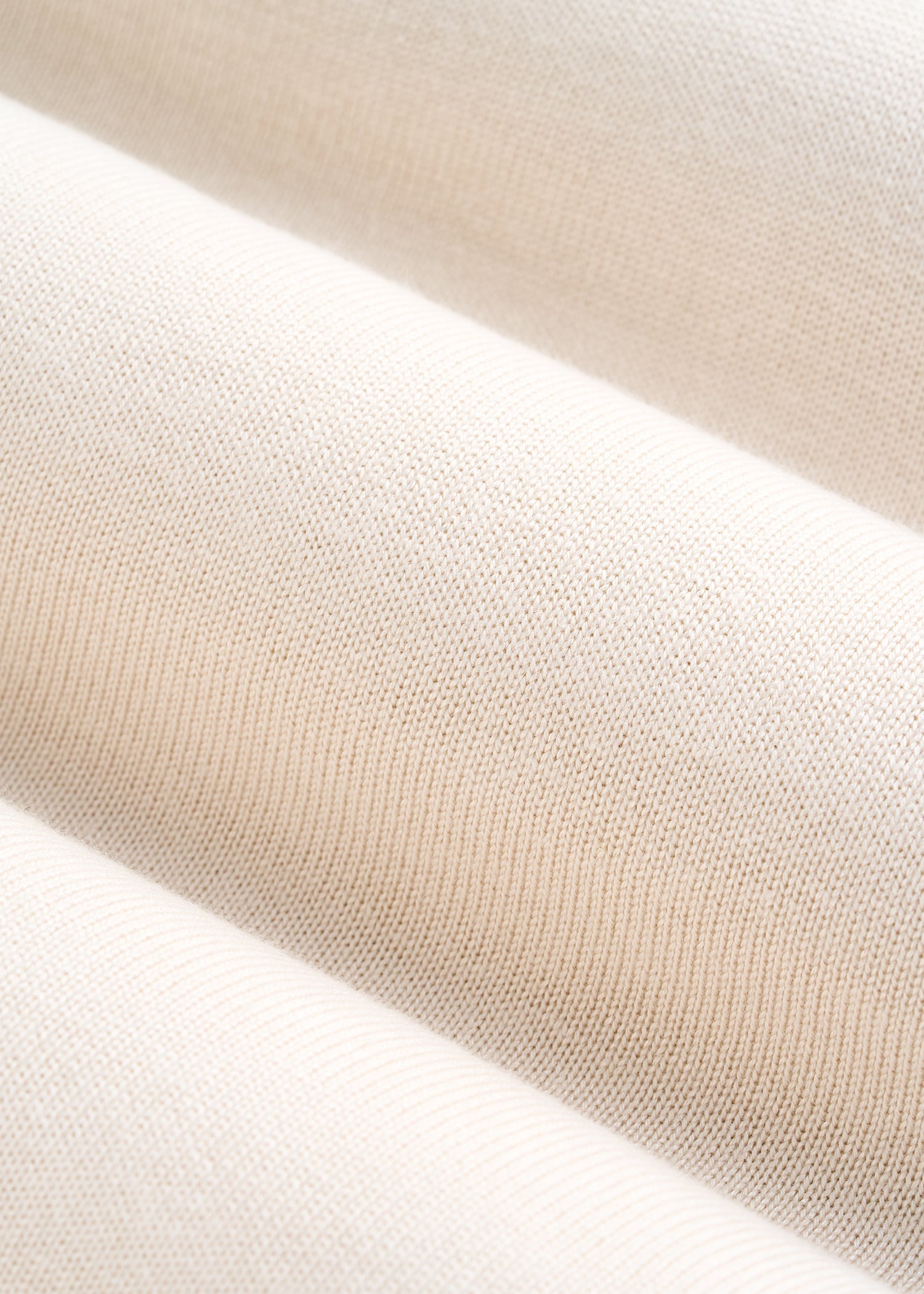 Linen Blend Knit Polo for Tall Men in White Sand