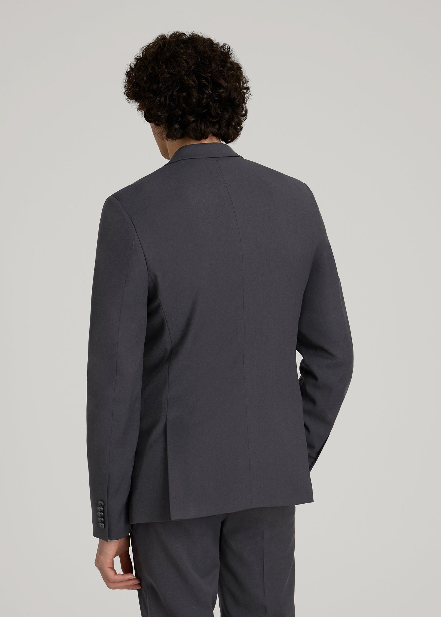 Suit Jacket for Tall Men in Mid Grey