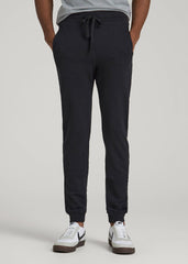 Wearever 2.0 French Terry Joggers for Tall Men in Black